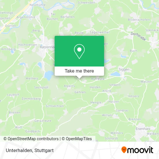 Unterhalden map