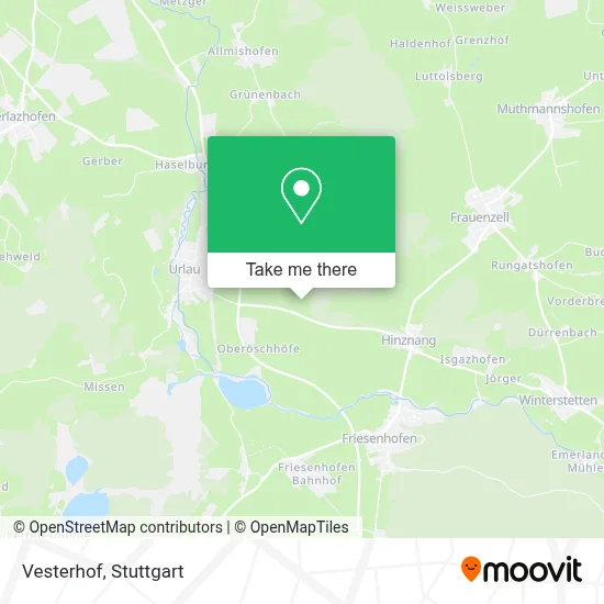 Vesterhof map