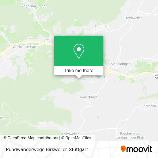 Rundwanderwege Birkweiler map