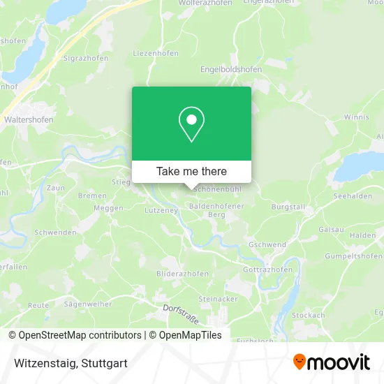 Witzenstaig map