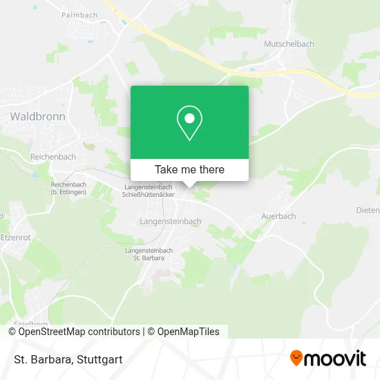 St. Barbara map