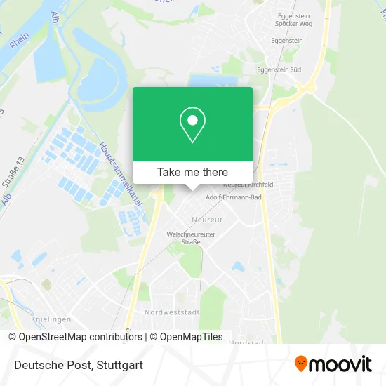 Deutsche Post map