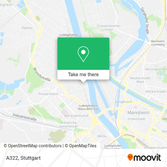 A322 map