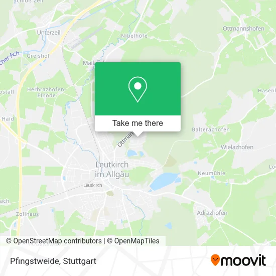 Pfingstweide map