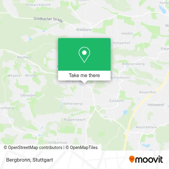 Bergbronn map
