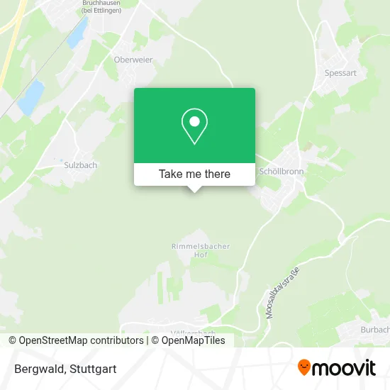 Bergwald map