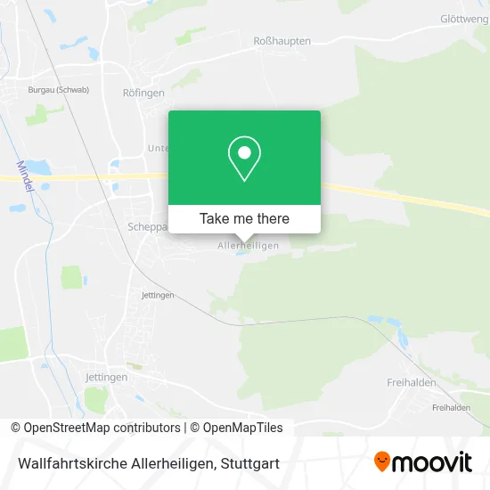 Wallfahrtskirche Allerheiligen map