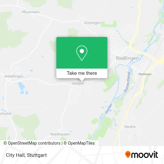 Rathaus map