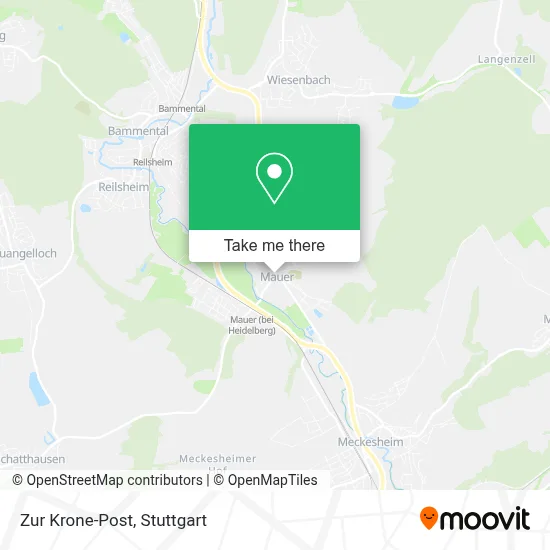 Zur Krone-Post map