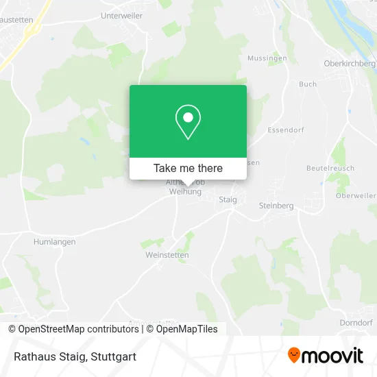 Rathaus Staig map