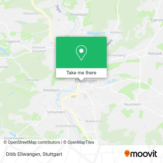 Ditib Ellwangen map
