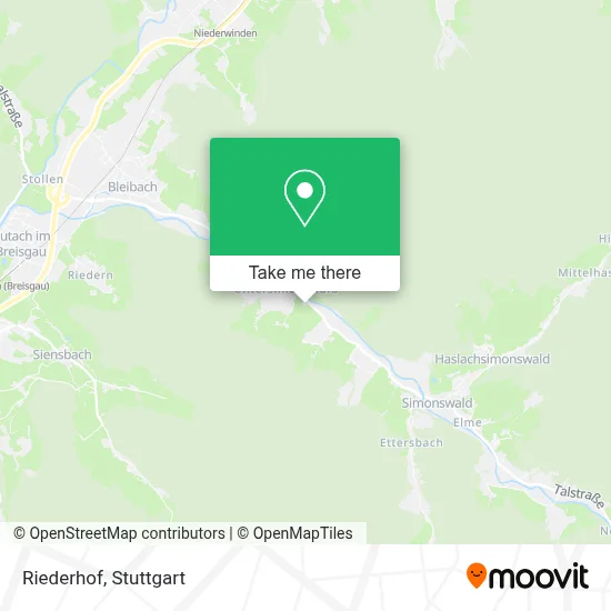 Riederhof map