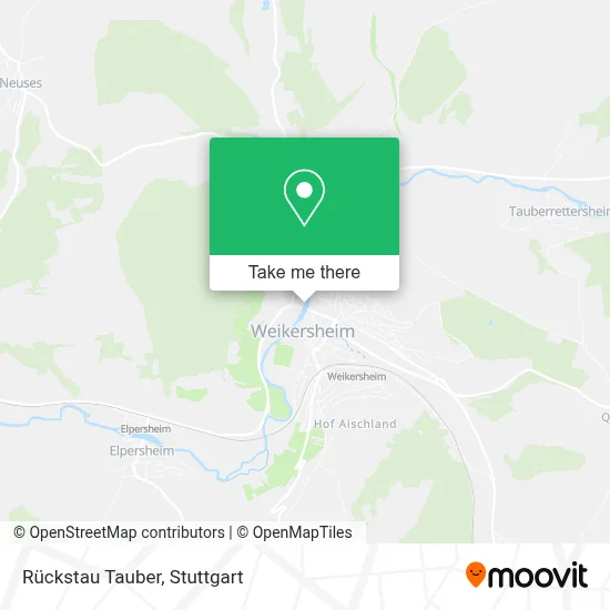 Rückstau Tauber map