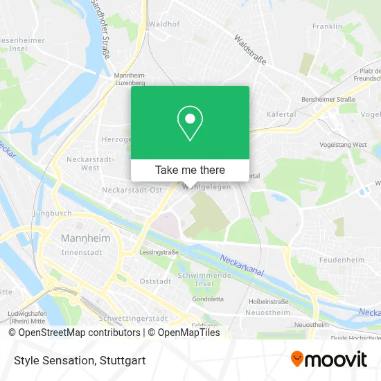 Style Sensation map