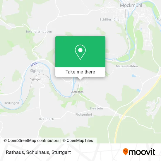 Rathaus, Schulhaus map