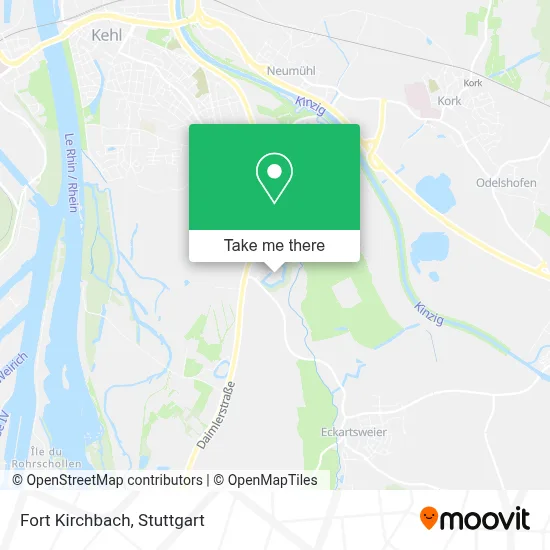 Fort Kirchbach map