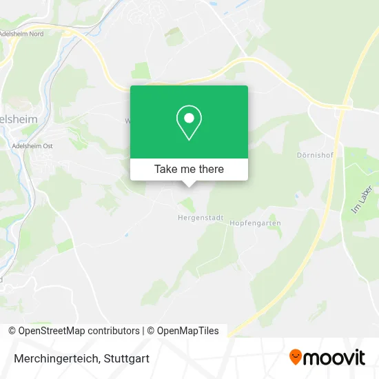 Merchingerteich map