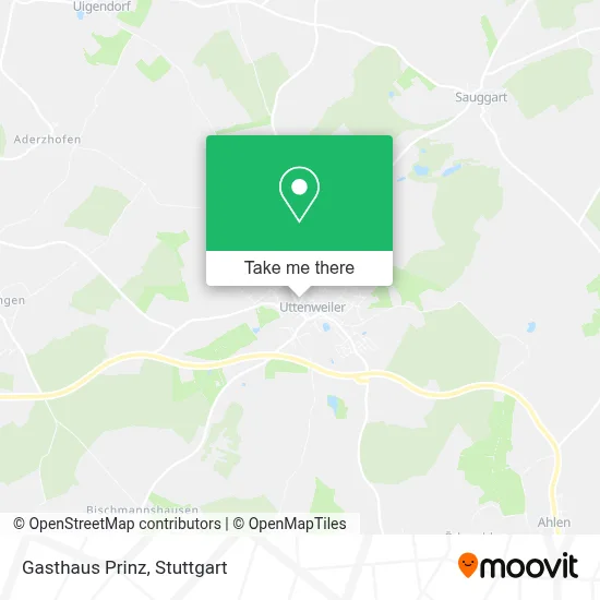 Gasthaus Prinz map
