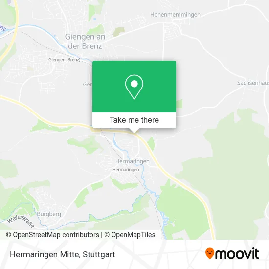 Hermaringen Mitte map