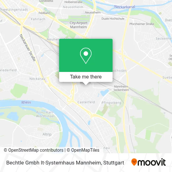 Bechtle Gmbh It-Systemhaus Mannheim map