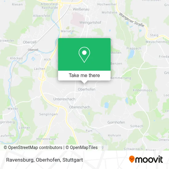 Ravensburg, Oberhofen map