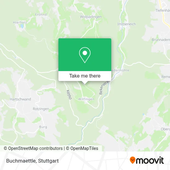 Buchmaettle map