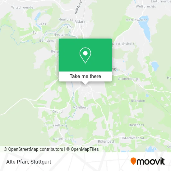 Alte Pfarr map