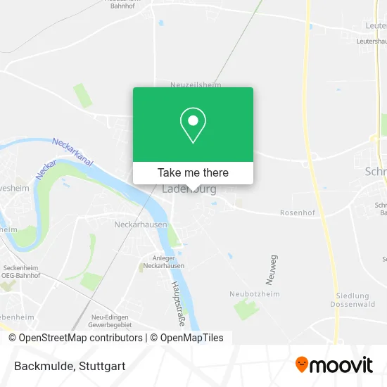Backmulde map