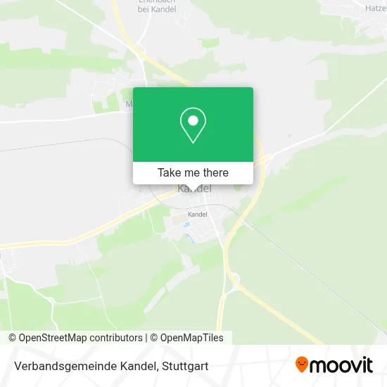 Verbandsgemeinde Kandel map
