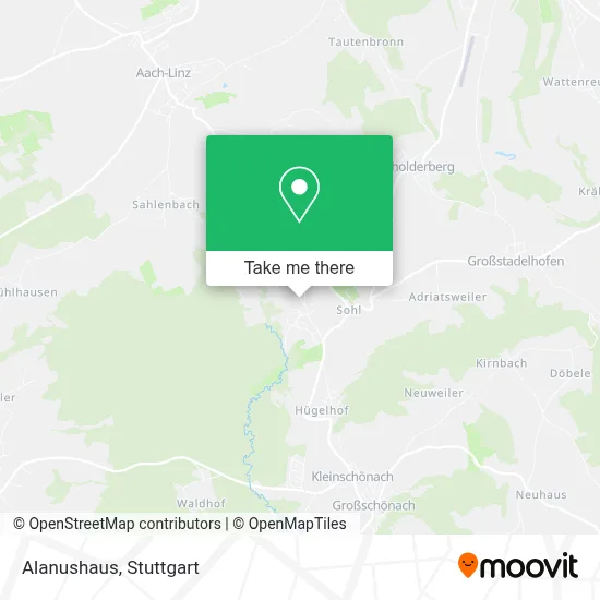 Alanushaus map