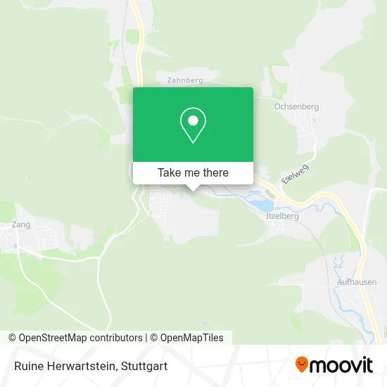 Ruine Herwartstein map