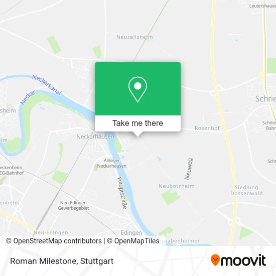 Römischer Meilenstein map