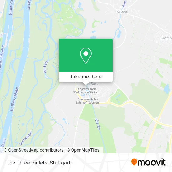The Three Piglets map