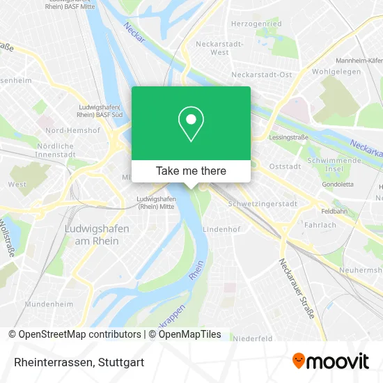 Rheinterrassen map