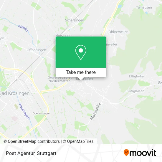 Post Agentur map