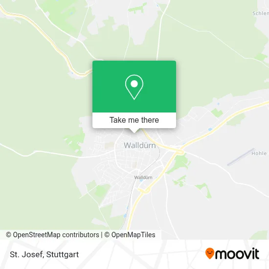 St. Josef map