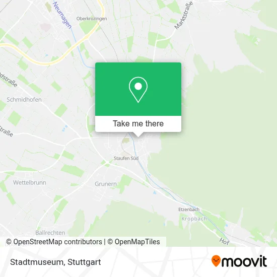 Stadtmuseum map
