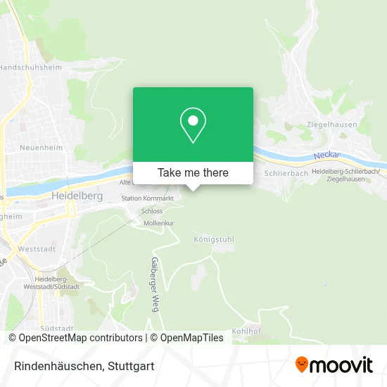 Rindenhäuschen map
