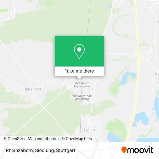 Rheinzabern, Siedlung map