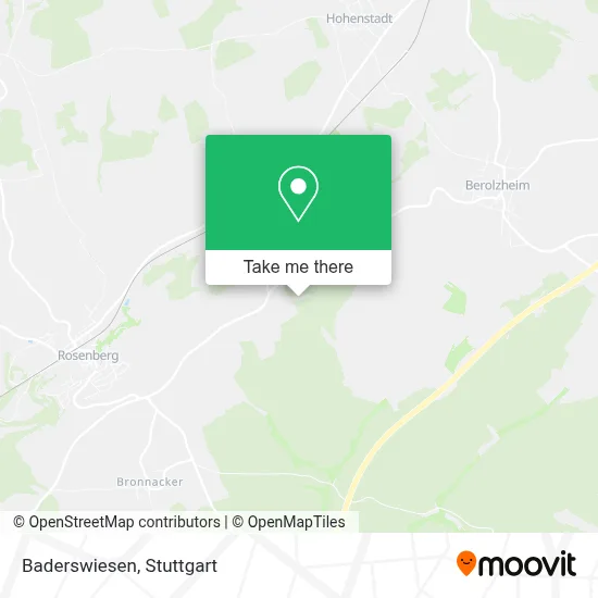 Baderswiesen map