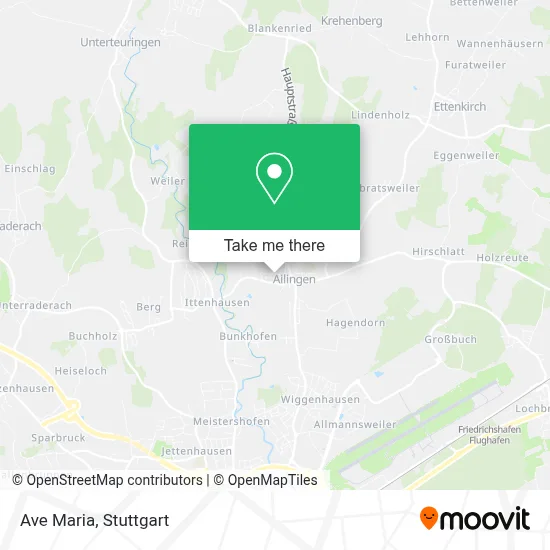 Ave Maria map