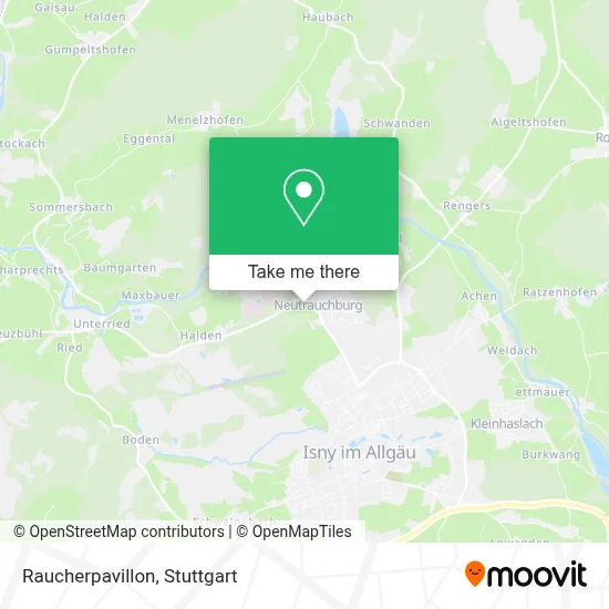 Raucherpavillon map