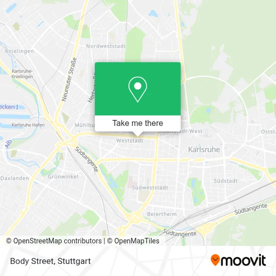 Body Street map