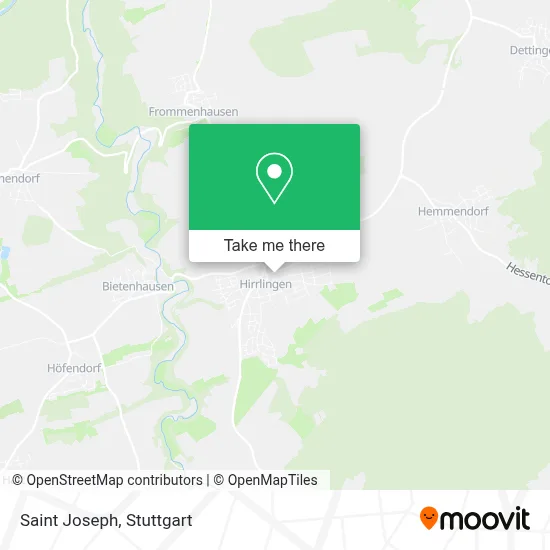 Sankt Josef map