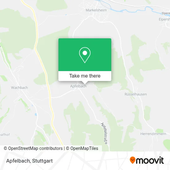 Apfelbach map