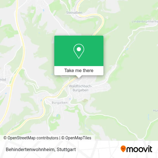 Behindertenwohnheim map
