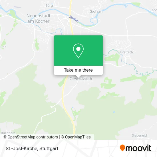 St.-Jost-Kirche map