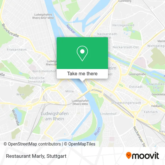 Restaurant Marly map