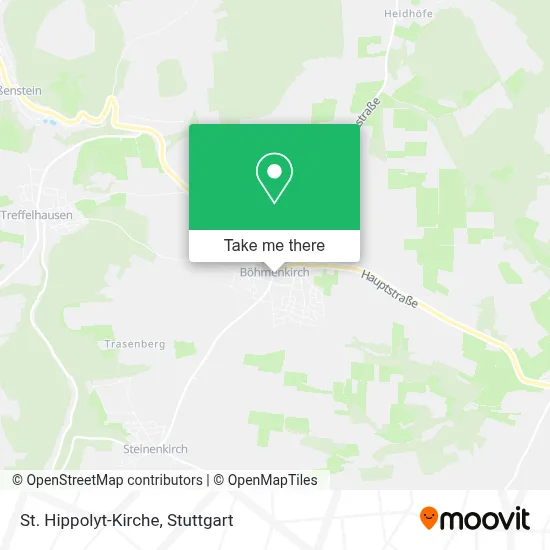St. Hippolyt-Kirche map