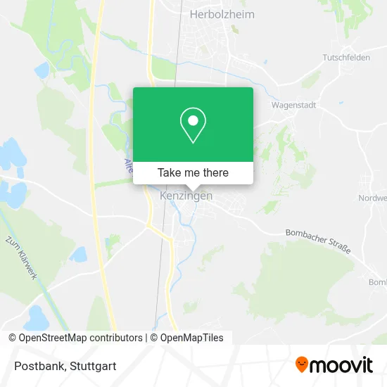 Postbank map